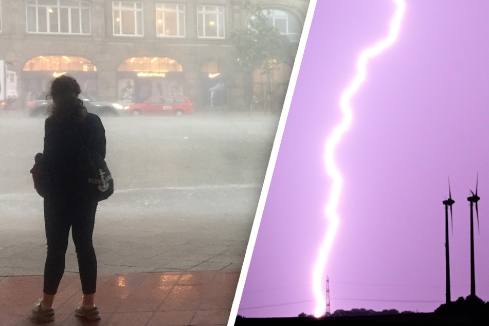 Wetter in Hamburg: "Sandor" bringt neue Gewitter mit Starkregen