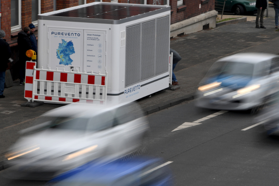 In solchen Containern sind Luftfilter eingebaut, mit denen Kiel die Stadt sauber halten will. (Archivbild)