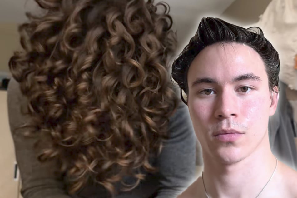 AJ Wansack (20) hat lange getüftelt. Jetzt weiß er, was es für perfekte Locken braucht.