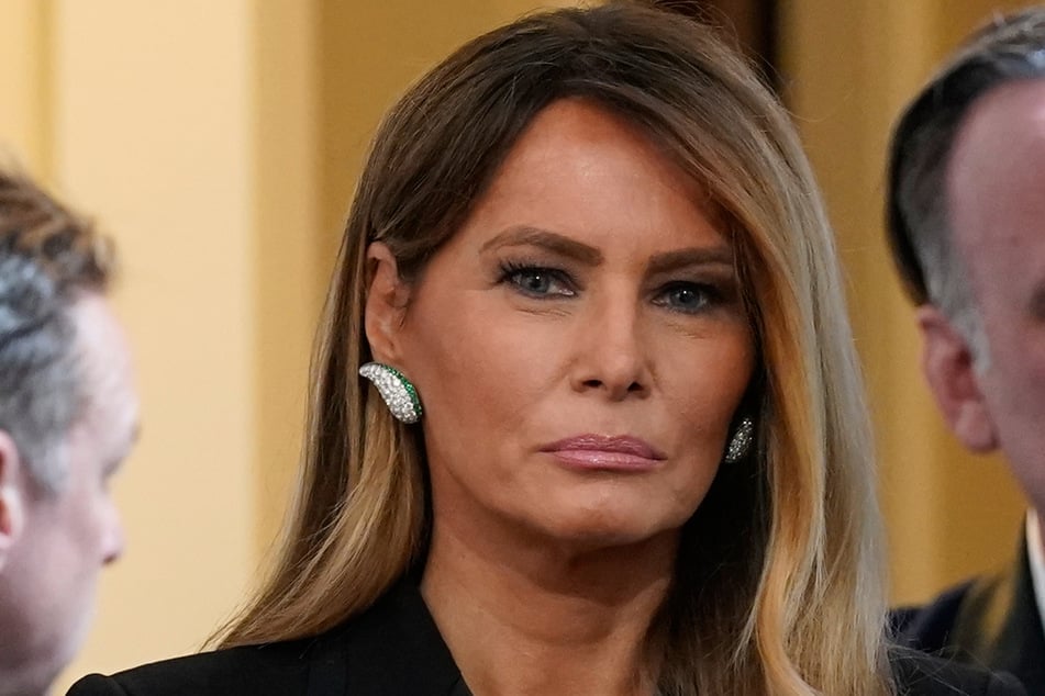 Melania Trump, seit dem heutigen Sonntag 56 Jahre alt, war bei dem Dinner ebenfalls zugegen.