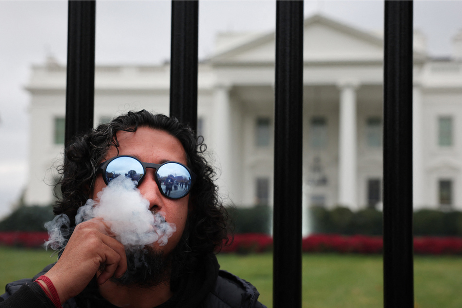Protesters took to the White House in October 2022 to call on President Joe Biden to "demand clemency for all cannabis prisoners" and to highlight that Biden's recent executive action on cannabis "failed to release a single inmate."