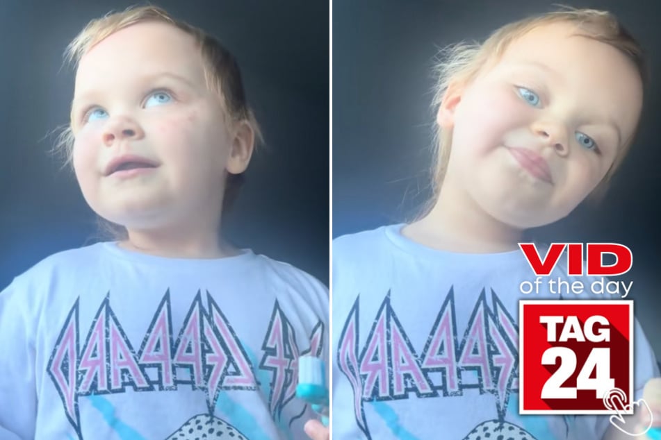 Even a cold can't stop this tiny superstar!