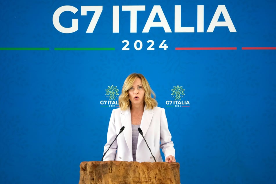 Die italienische Ministerpräsidentin Giorgia Meloni (47) ist derzeit G7-Vorsitzende.