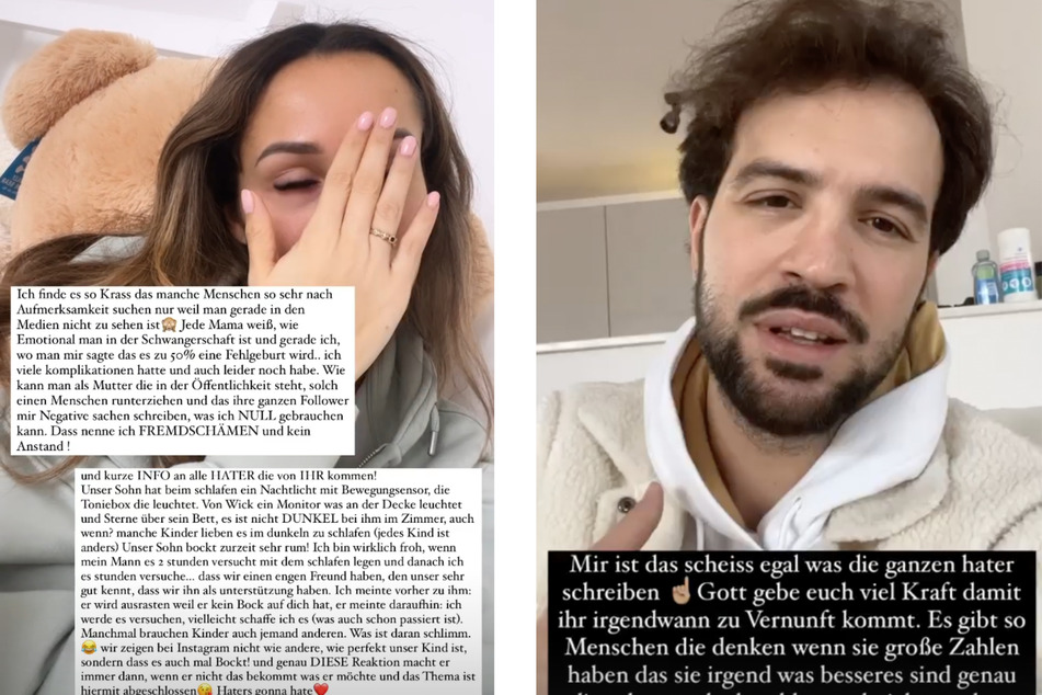 Auf Instagram lassen Yasin (32) und Samira (25) ihrer Wut über Angelinas Äußerung freien Lauf.