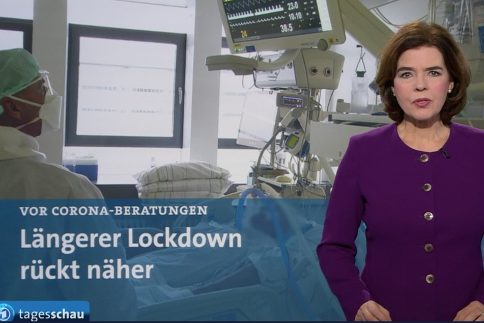 Susanne Daubner (58) musste gleich zu Beginn der Tagesschau mit einer Panne kämpfen.