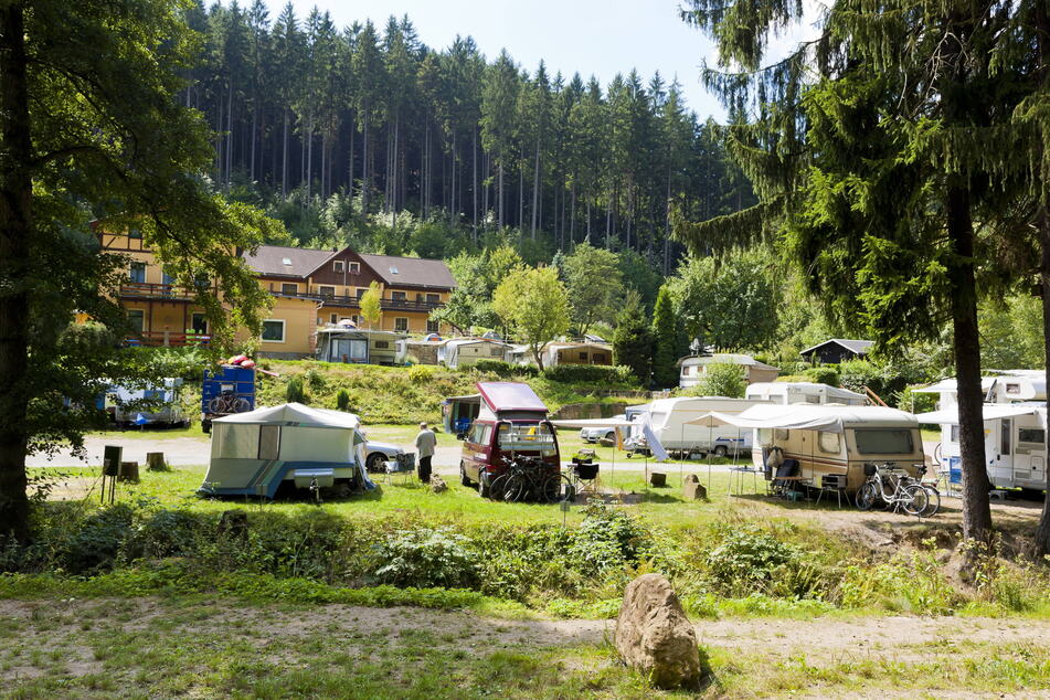 Auch im Kirnitzschtal wird das Campen noch immer großgeschrieben.