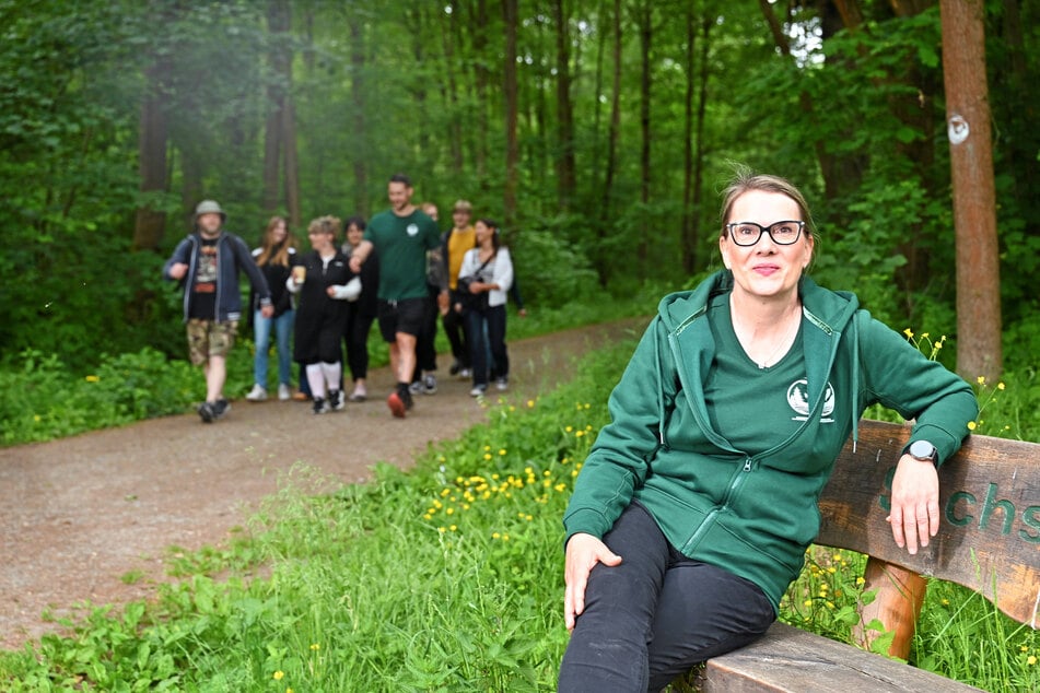 Klinikdirektorin Anke Fritz (53) empfiehlt den Wanderweg für psychische Gesundheit zur Entspannung.