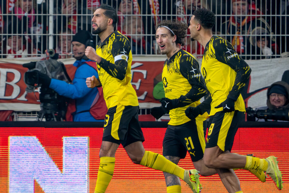 Flach verwandelt. Emre Can bringt Union per Elfmeter in Führung.