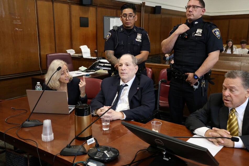 Harvey Weinstein appears for his retrial at the Manhattan criminal court in New York on May 30 2025.