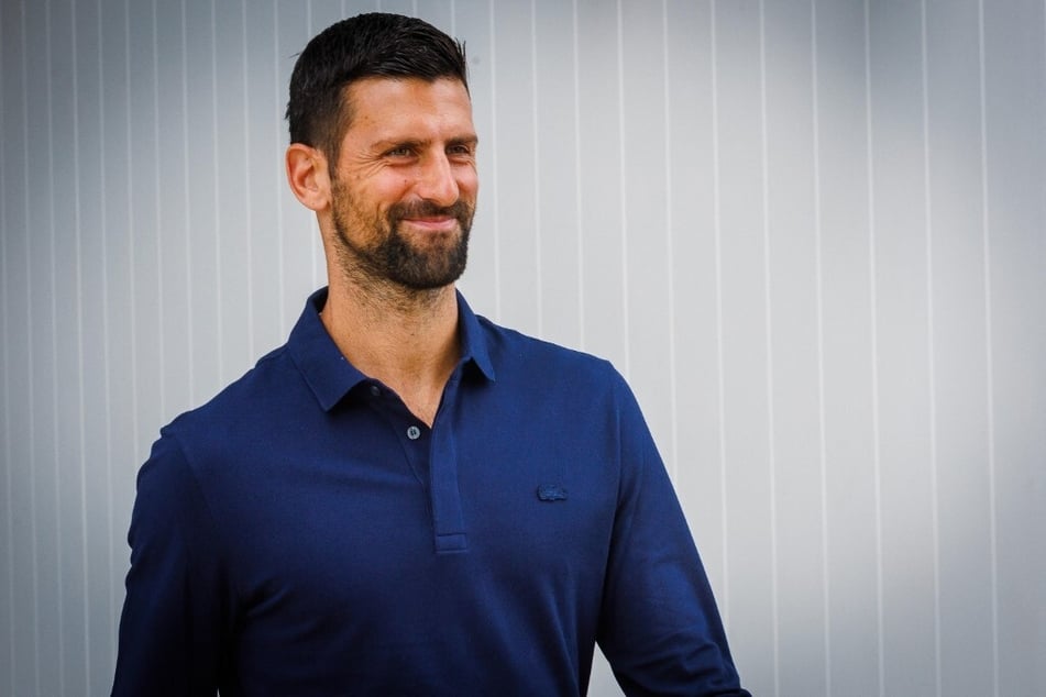 Serbia's Novak Djokovic attends a press conference ahead of the Brisbane International tennis tournament at the Patrick Rafter Tennis Centre on December 29, 2024.