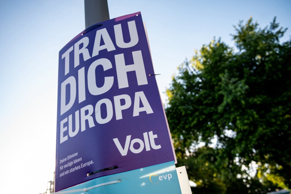 Bei der Europawahl kam Volt in Hamburg über die Fünf-Prozent-Marke. (Archivbild)