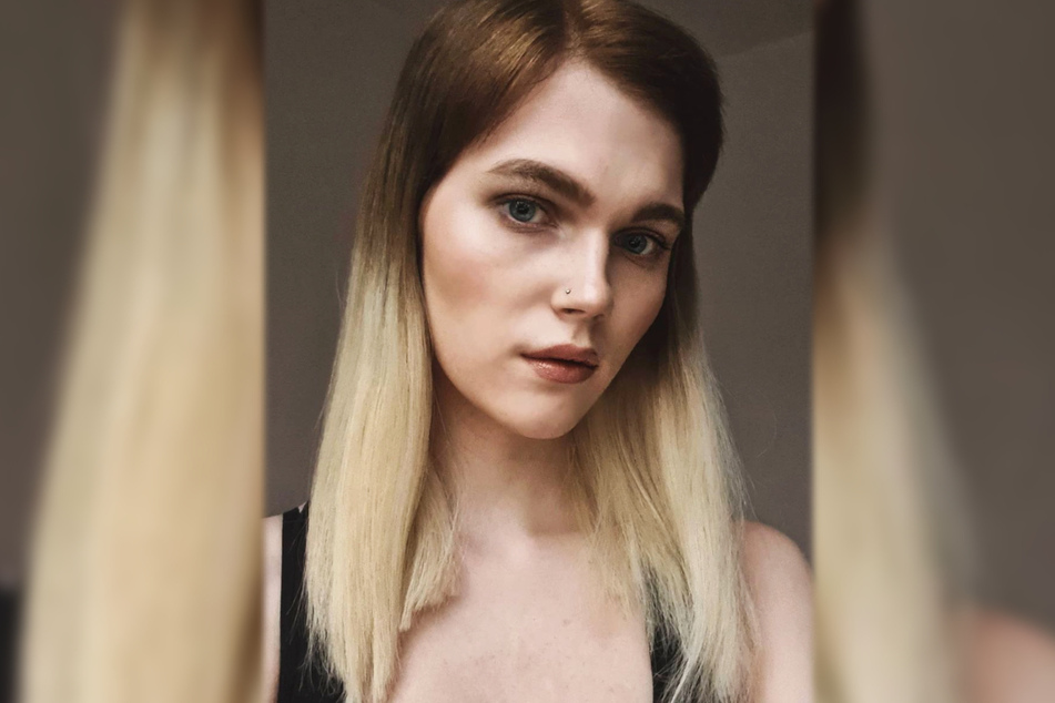 Dieser Instagram-Screenshot zeigt die Ex-GNTM-Kandidatin Lucy Hellenbrecht (22) noch mit blonden, schulterlangen Haaren.