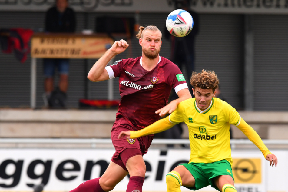 Mit vorbildlichem Einsatz ging Sebastian Mai (26) auch schon gegen Norwich City voran.