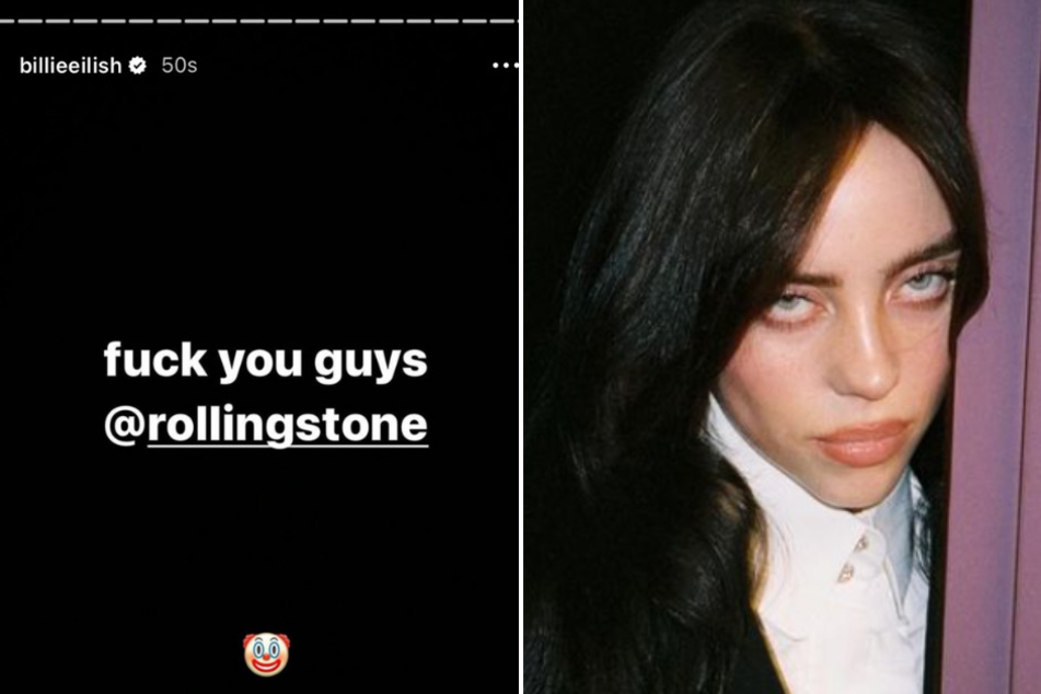 Billie Eilish snapped back at Rolling Stone for reportedly leaking the tracklist for her upcoming album.