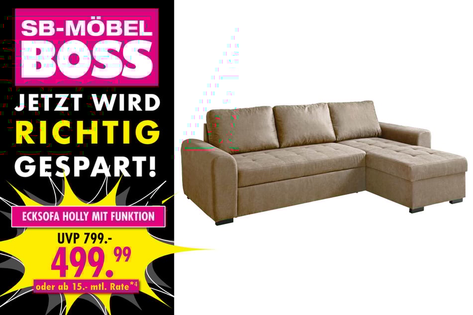 Ecksofa Holly mit Funktion
