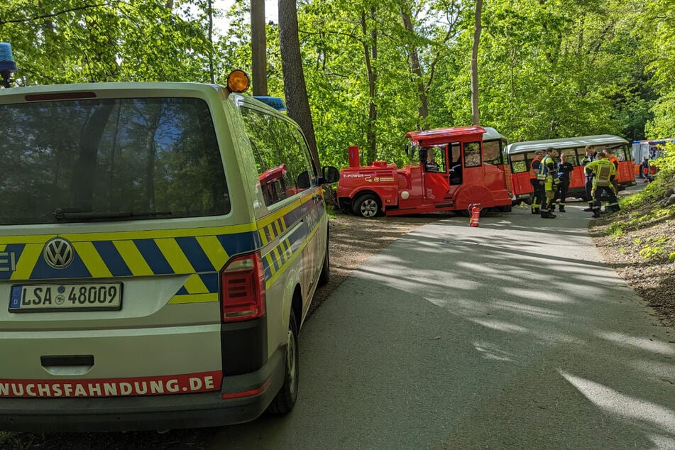 Elf Personen wurden bei dem Schlossbahn-Unfall verletzt.