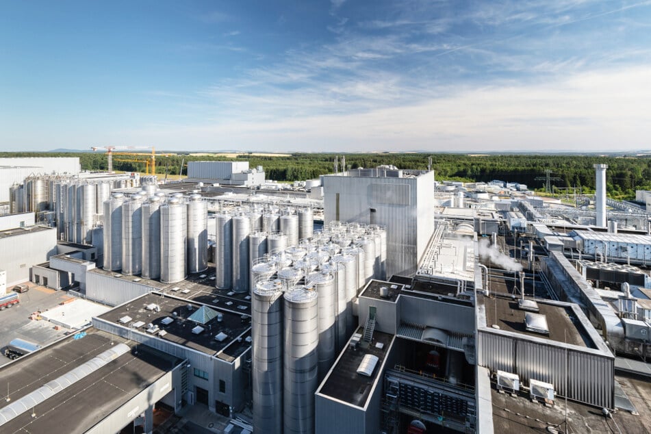Auf dem großen Gelände der Sachsenmilch Molkerei in Leppersdorf bei Dresden ist viel Platz für die berufliche Entwicklung.