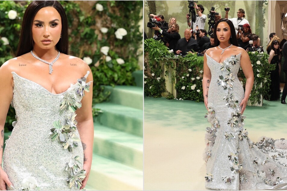 Demi Lovato makes confident Met Gala return after eight years