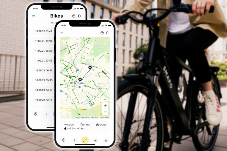 Mit SMAFO Connect habt Ihr Euer E-Bike immer im Blick.