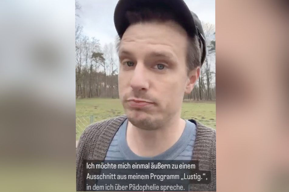 Moritz Neumeier entschuldigt sich auf Instagram.