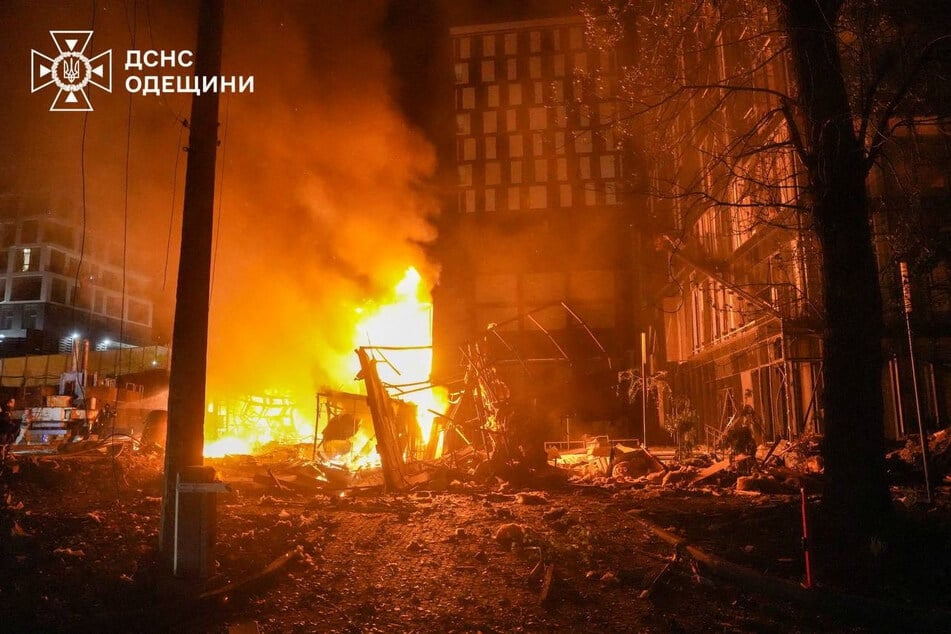 Russia launched yet another large-scale drone and missile attack on Ukraine on Monday.