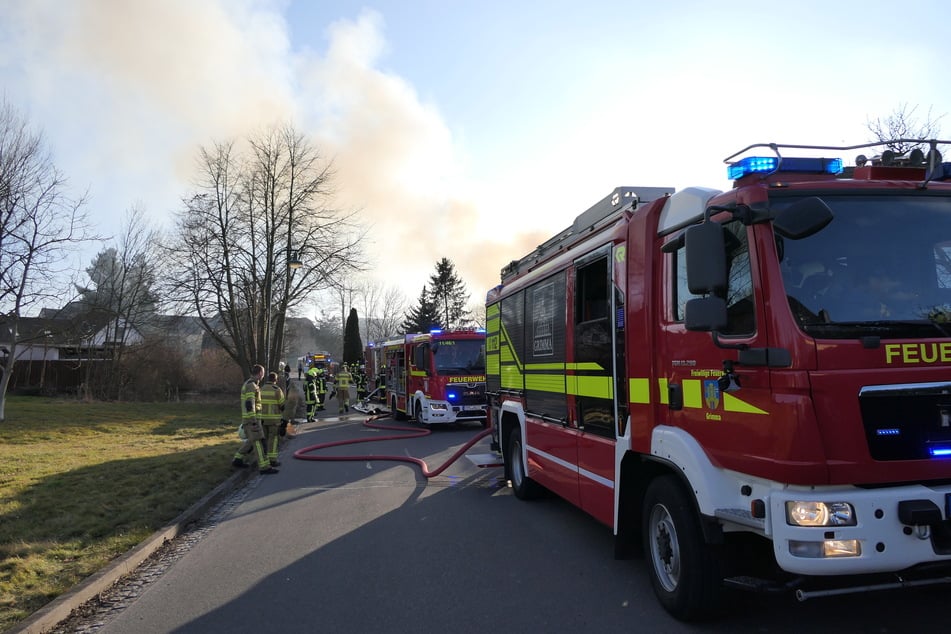 Ein Großaufgebot kämpfte gegen die Flammen.