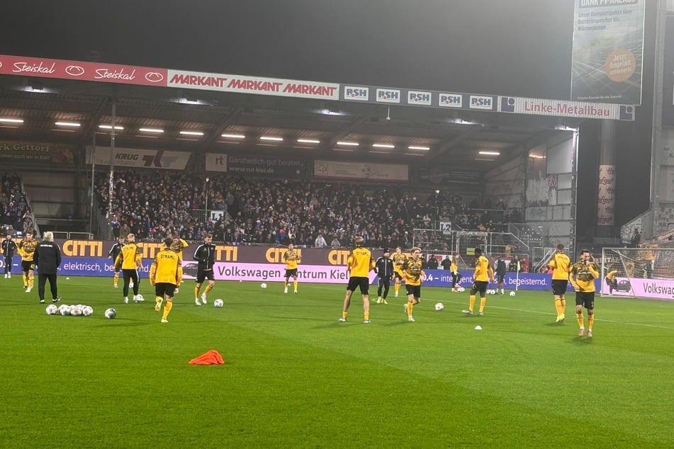 Die Dynamos bereiten sich in Kiel auf das letzte Spiel der Hinrunde vor.