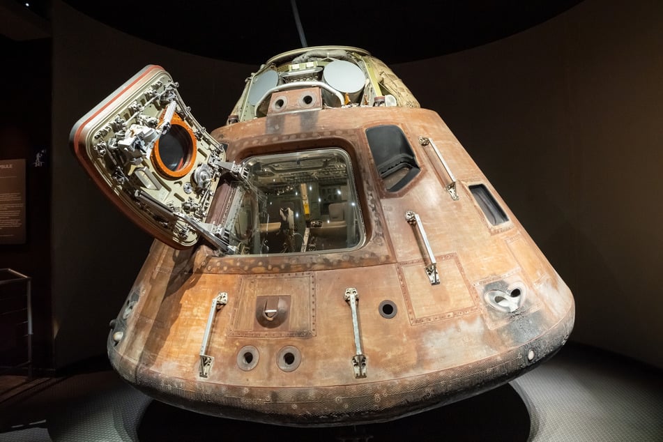 Das Kommando-Modul der Apollo 14, ausgestellt im Kennedy Space Center in Florida.