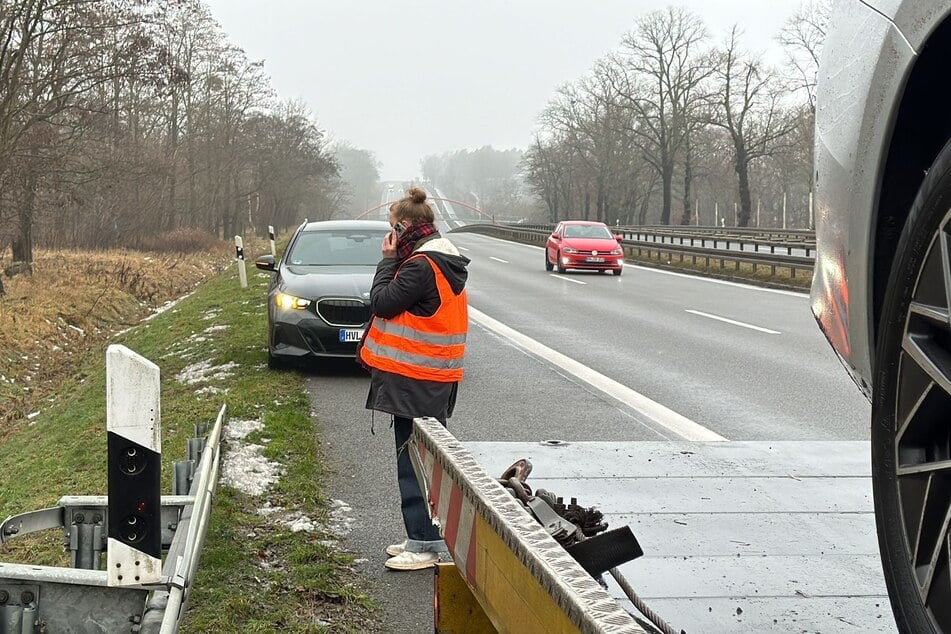 Die Fahrerin (47) blieb bei dem Unfall unverletzt.