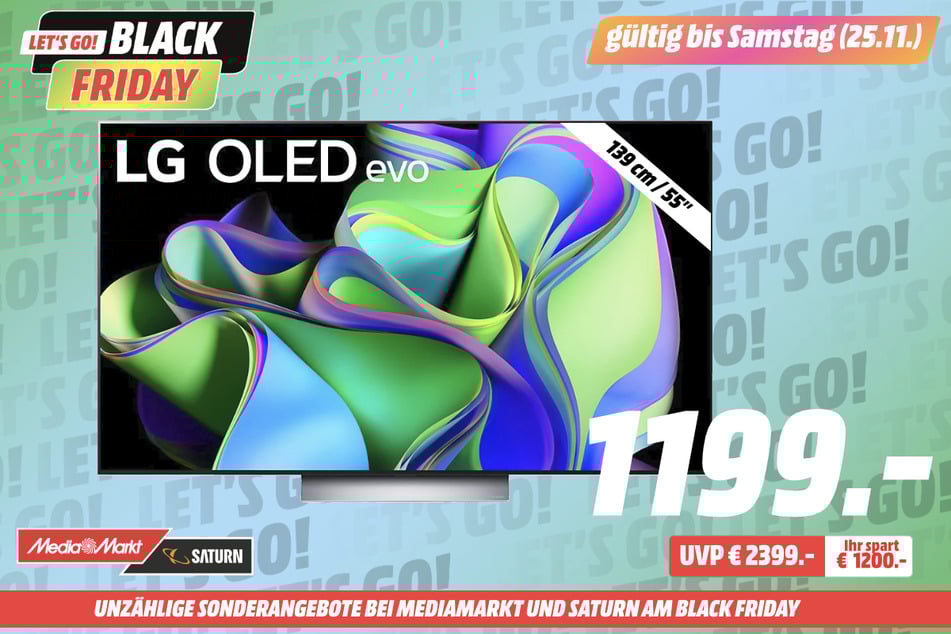 55-Zoll LG-Fernseher OLED55C31LA für 1.199 statt 2.399 Euro..