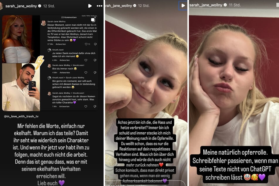 In ihrer Instagram-Story macht Sarah-Jane (26) ihrem Ärger Luft.