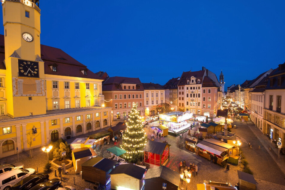 Der Bautzner Wenzelsmarkt im Jahr 2015.