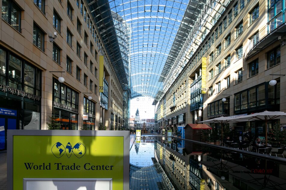 Im Foyer des World Trade Centers wird die Jobmesse stattfinden.