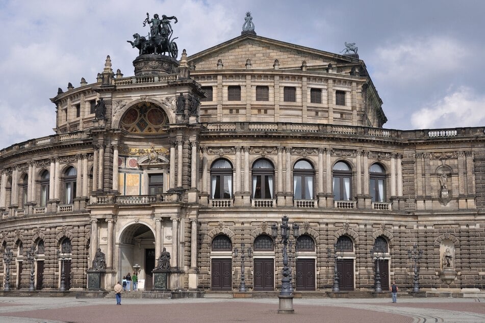 Die wunderschöne Semperoper in Dresden.