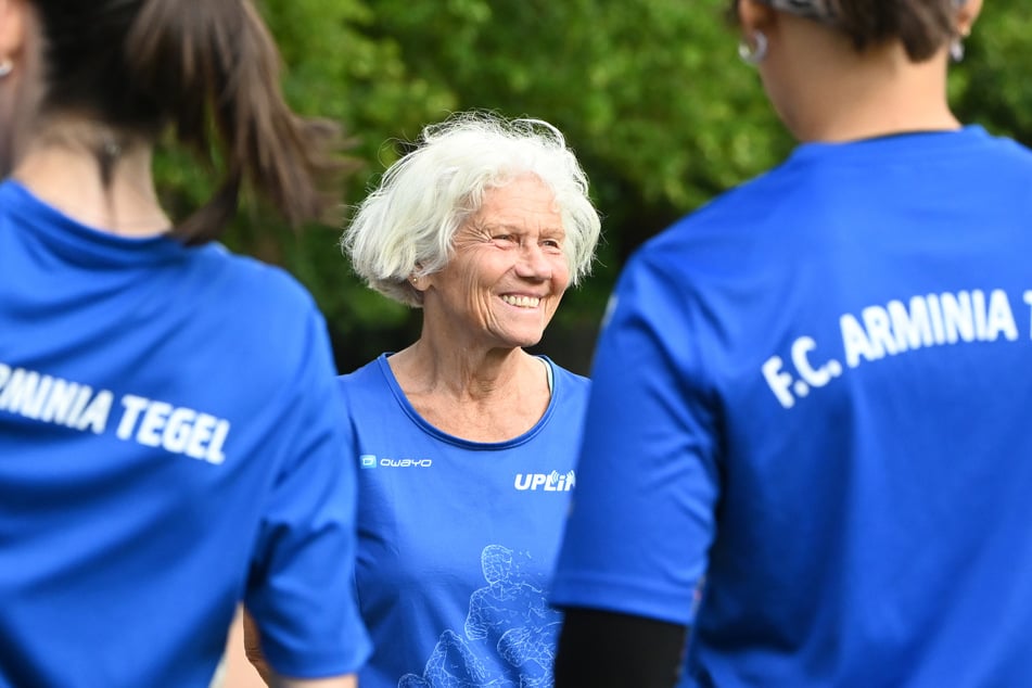 Seit 2023 kickt Karin für den F.C. Arminia Tegel.