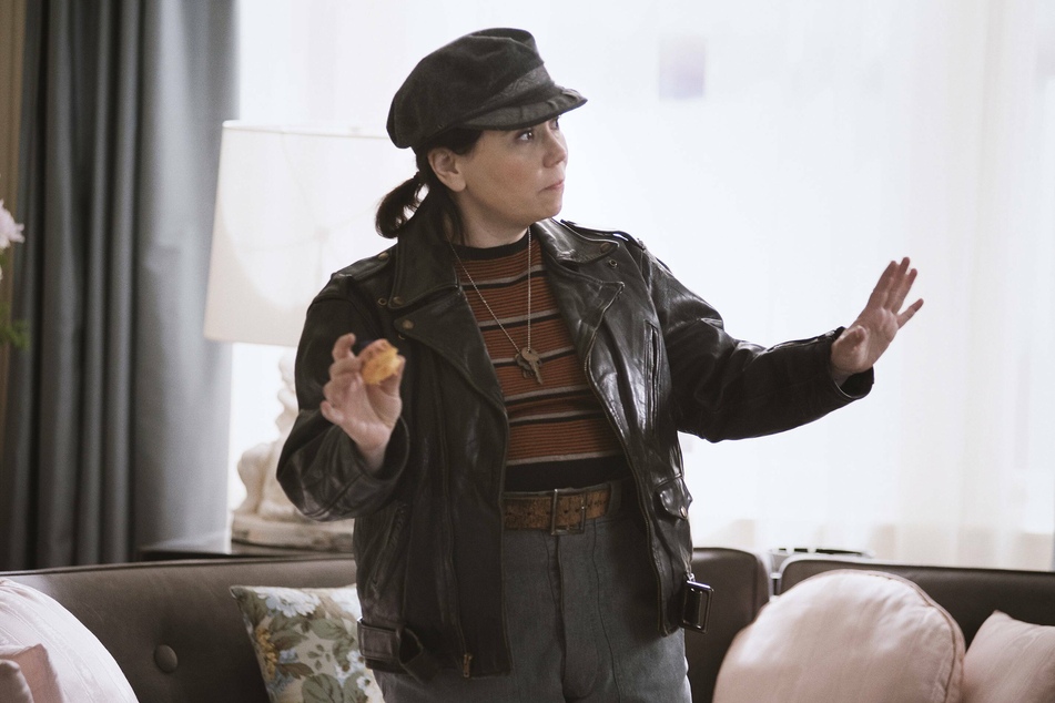 Who knows: maybe episode seven will start with Susie, played by Alex Borstein (pictured), cleaning up a big mess for both Sophie and Midge.