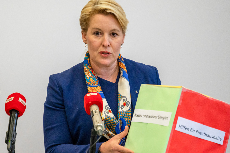 Berlins Bürgermeisterin Franziska Giffey (44, SPD) stand bei Markus Lanz Rede und Antwort.