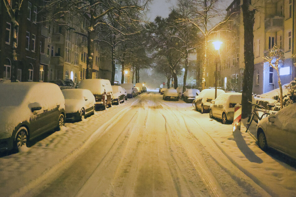 In der Nacht auf Mittwoch hat es bereits viel Schnee im Norden, wie hier in Kiel, gegeben.