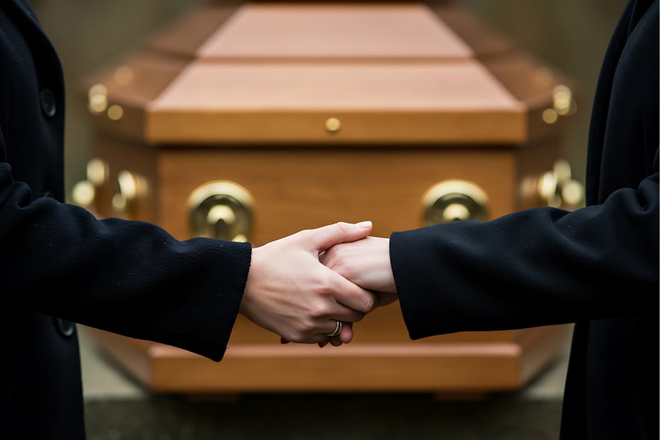 Die Angehörigen nahmen bei einer Trauerfeier Abschied vom Falschen. (Symbolbild)