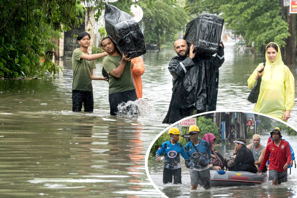 Dauerregen setzt Bali unter Wasser: Touristen müssen evakuiert werden