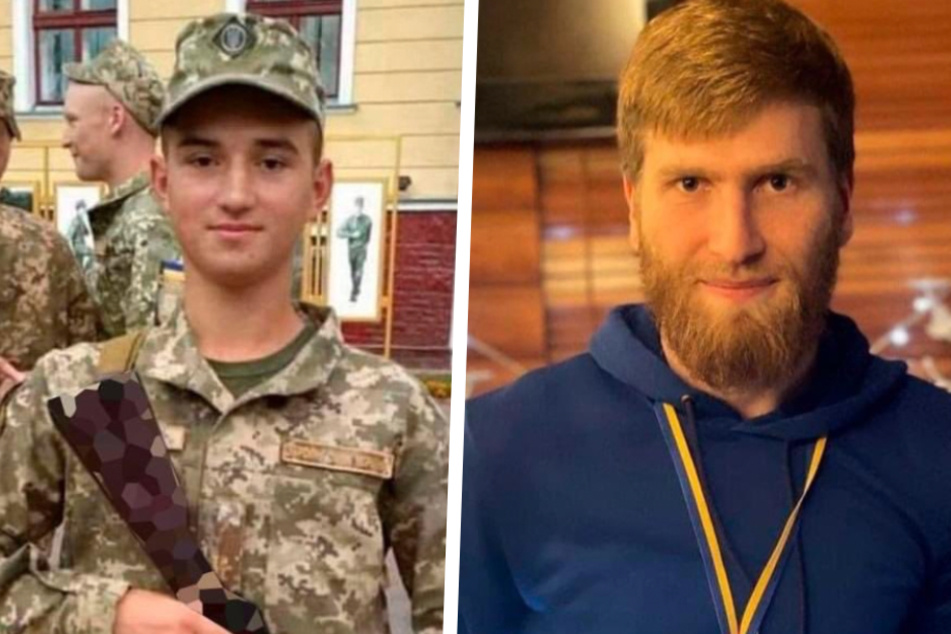 Die beiden Fußballer Dmytro Martynenko (25, r.) und Vitalii Sapylo (21) sind beim Ukraine-Krieg ums Leben gekommen.