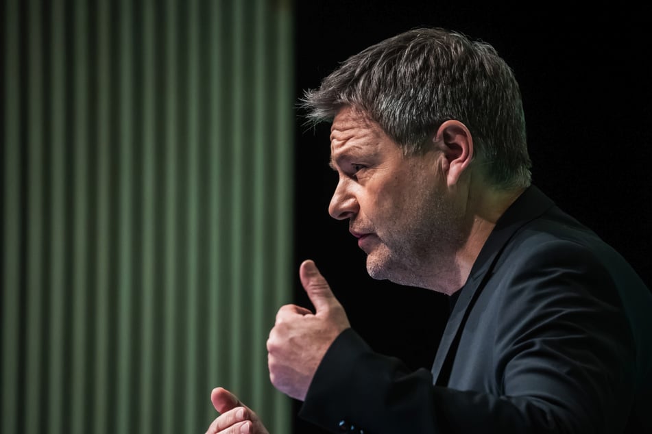 Robert Habeck (55, Grüne) trat am Sonnabend in der Berliner Columbiahalle auf.