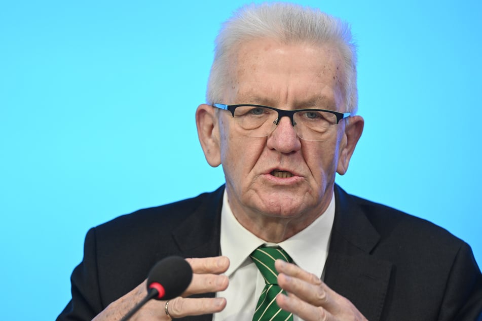 Baden-Württenbergs Ministerpräsident Winfried Kretschmann (73, Grüne).