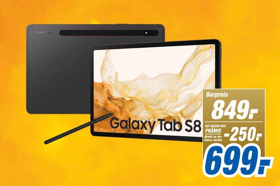 Samsung-Tablet Galaxy Tab S8 Wi-Fi 128GB
