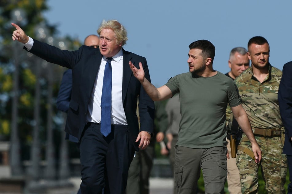 Der scheidende britische Premierminister Boris Johnson (58) ist erneut in Kiew.
