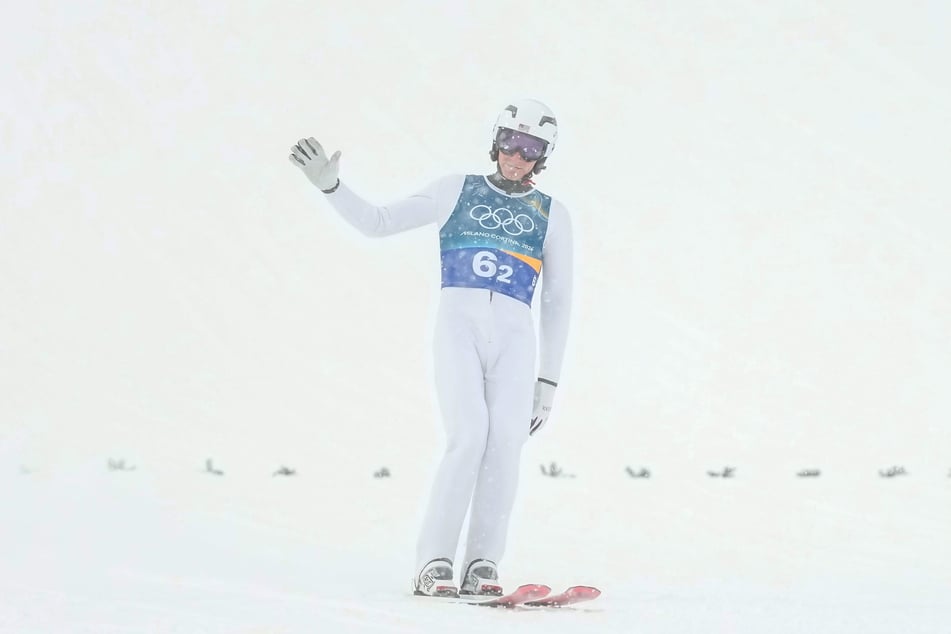 US-Kombinierer Benjamin Loomis (27) musste im Team-Wettbewerb einen echten Schock-Moment verkraften.