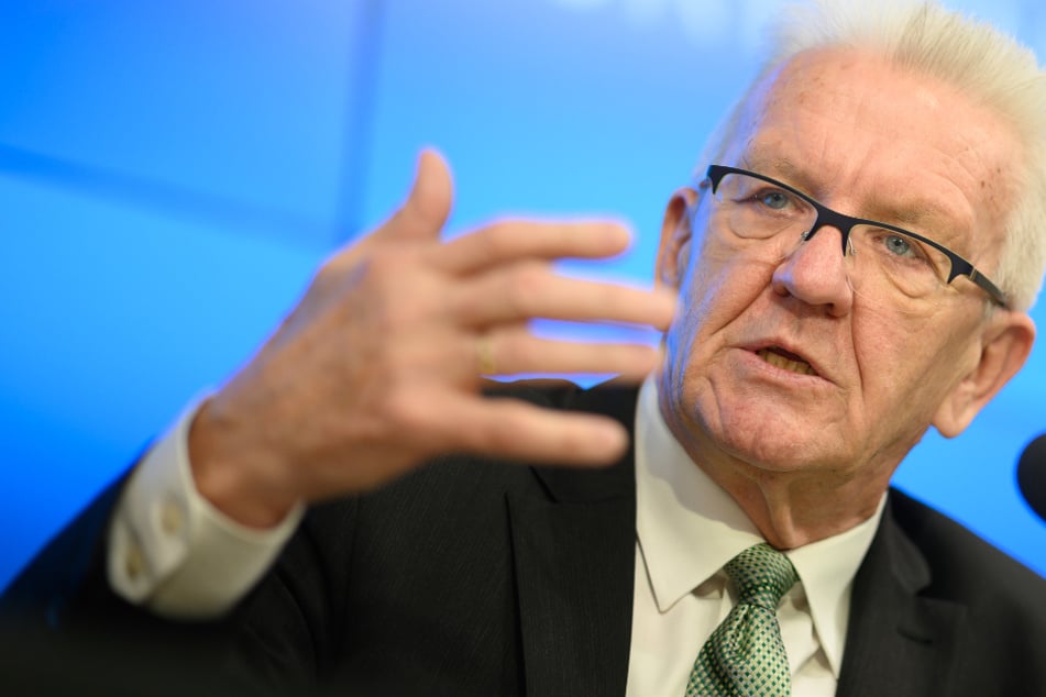 Ministerpräsident Winfried Kretschmann (72).