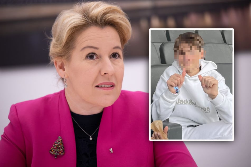 Franziska Giffey erleichtert: Vermisster Schulfreund ihres Sohnes wieder da