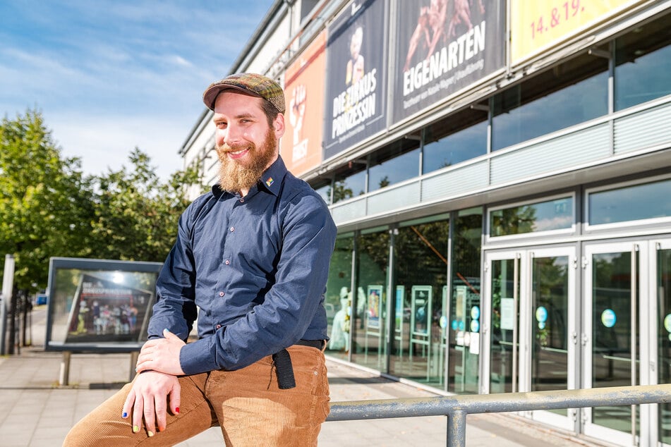 Freut sich über seine "neue Heimat" an den Landesbühnen Sachsen: Jan Meyer (33), neuer Oberspielleiter Schauspiel.