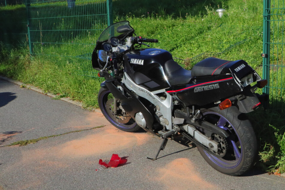 Mit diesem Motorrad floh ein Mann am Sonntag vor der Polizei.